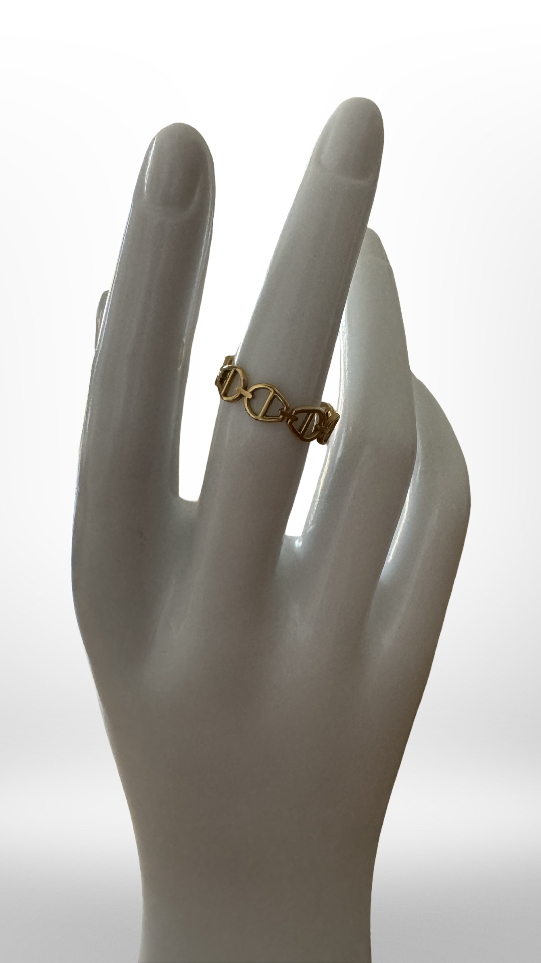 🤍 Perla Une bague dorée perlée, douce comme une brise d’été. – Image 2