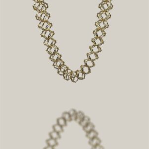 Collier maillons ajourés 💫