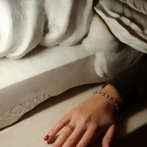 Bague “Anaé” — Le Croisé Étincelant