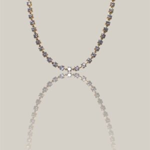 Collier “Maya” Doré — Le Tennis Lumineux
