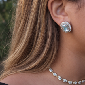 Boucles d’oreilles Oriana – Cristal ✨